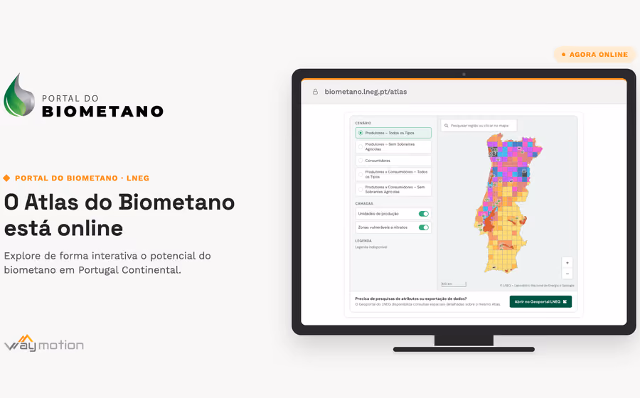 O Atlas do Biometano do LNEG já está online