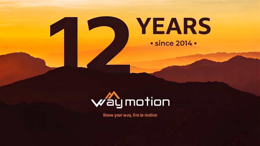 Twelve years ago, Waymotion took its first steps. Today we celebrate more than a decade turning ideas into real impact — built on trusted partnerships, technical rigour and a team that makes the difference.